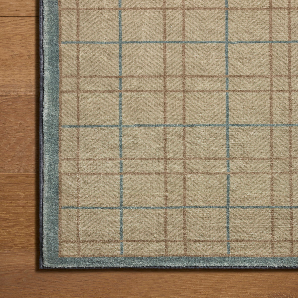 Chris Loves Julia x Loloi Bobby Rug in Sage-Denim-6