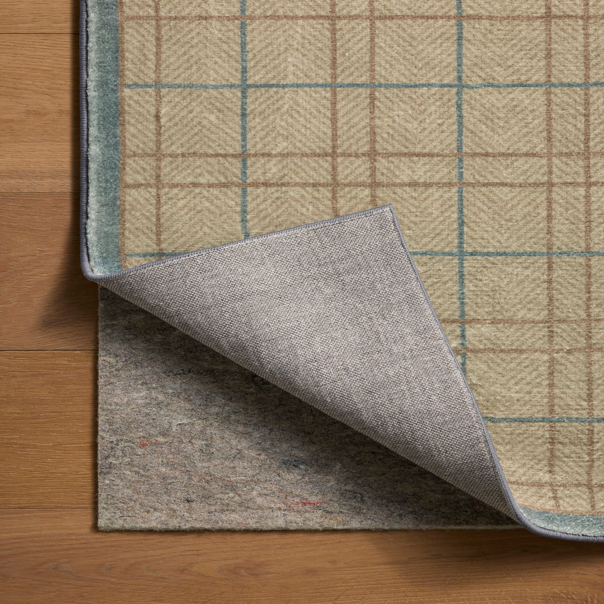 Chris Loves Julia x Loloi Bobby Rug in Sage-Denim-7