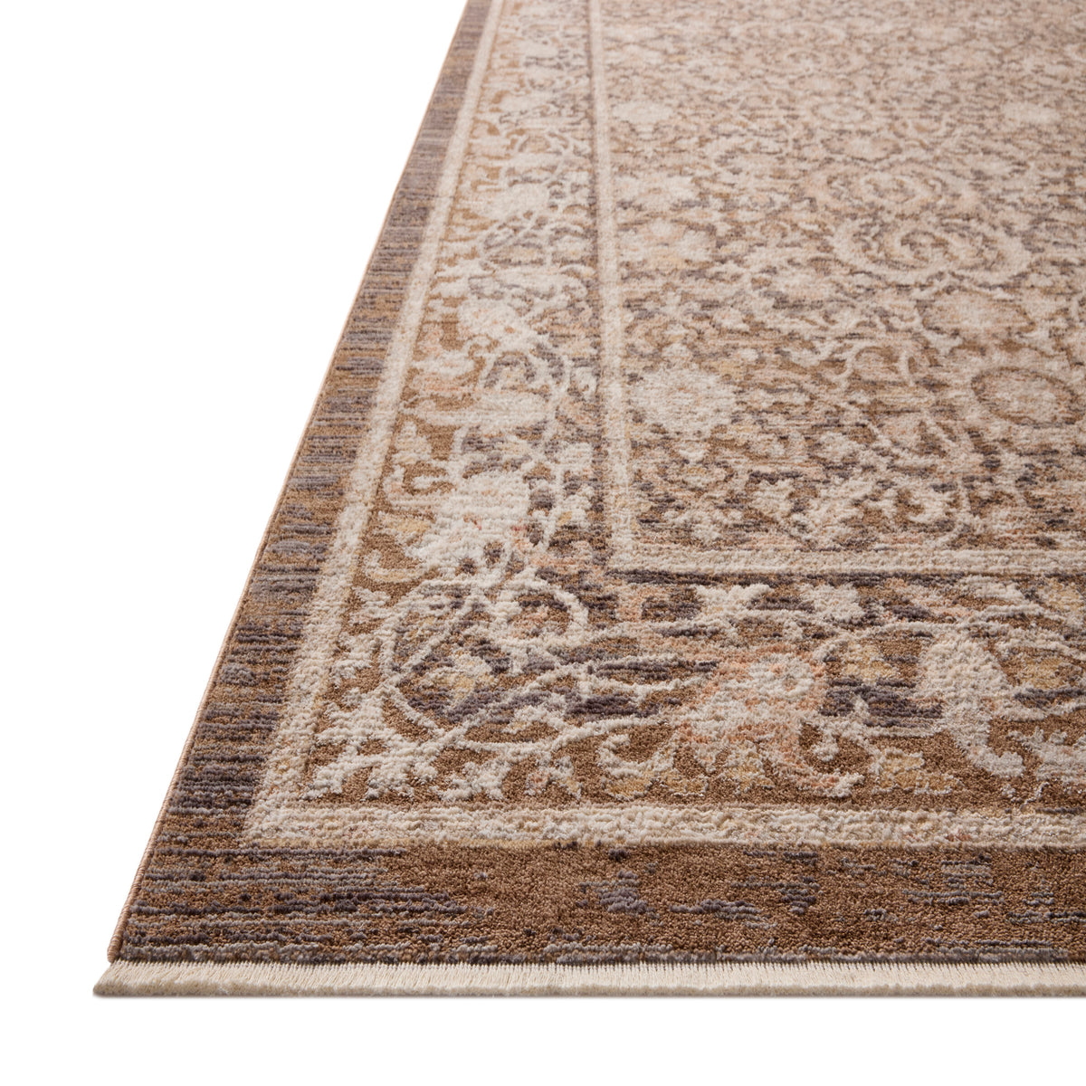 Chris Loves Julia x Loloi Doris Rug in Tobacco-Ivory-3