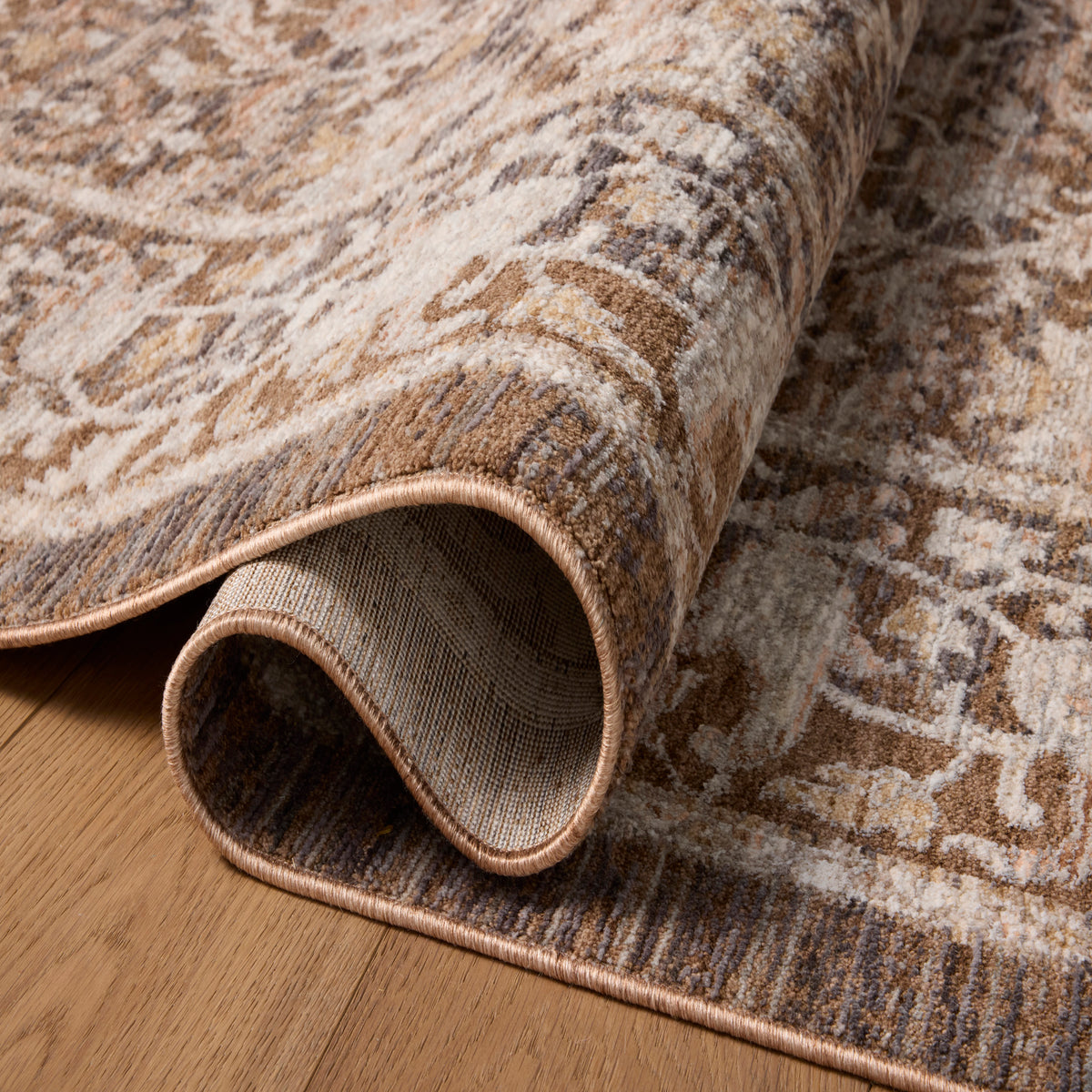 Chris Loves Julia x Loloi Doris Rug in Tobacco-Ivory-4