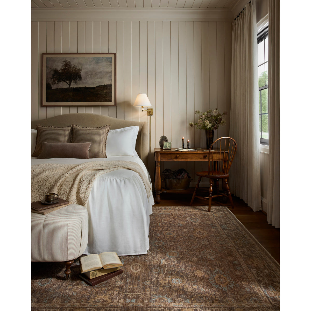 Chris Loves Julia x Loloi Doris Rug in Bark-Spa-2