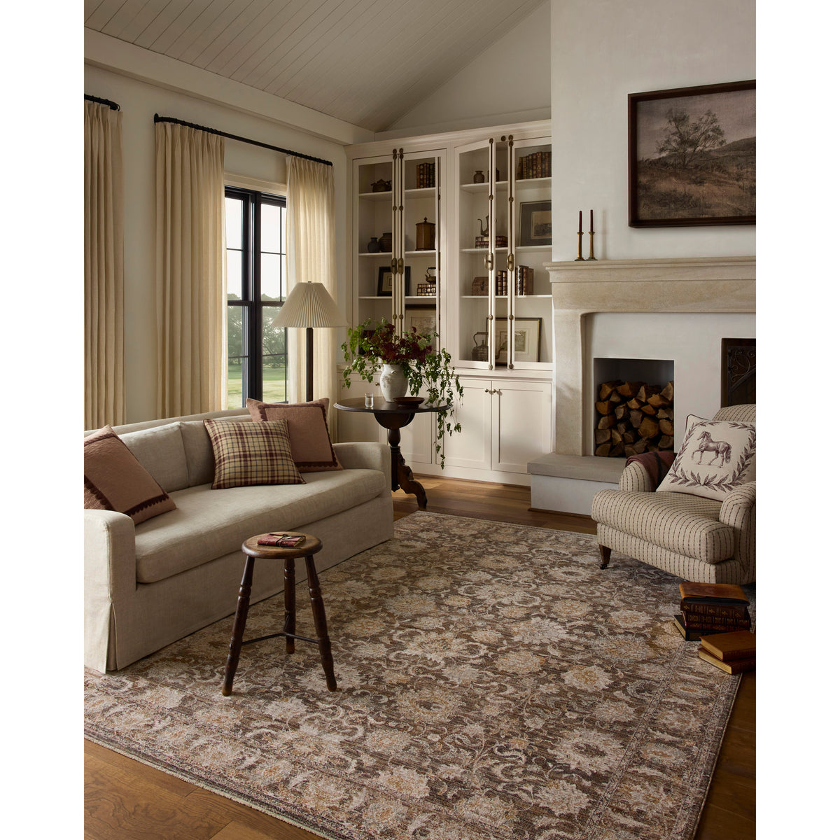 Chris Loves Julia x Loloi Doris Rug in Granite-Clay-2