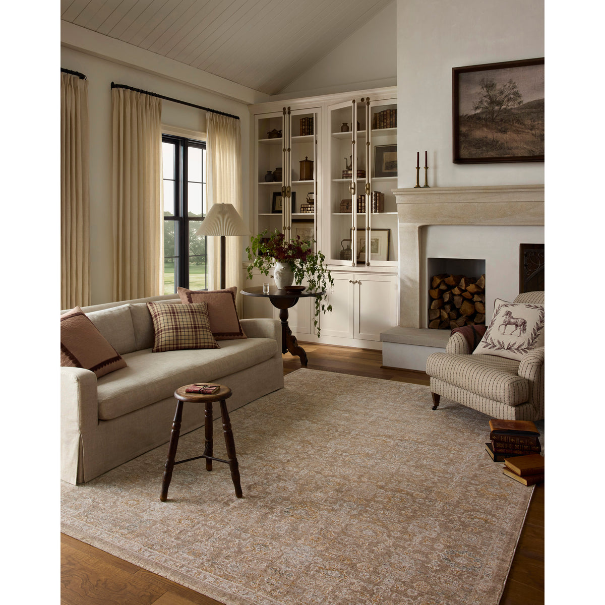 Chris Loves Julia x Loloi Doris Rug in Dove-Sea-2