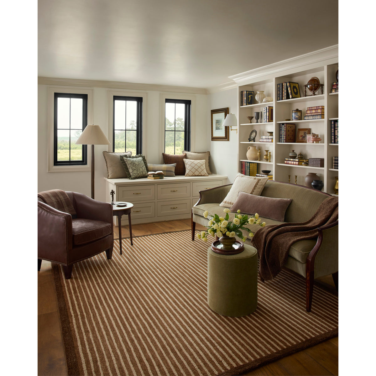 Chris Loves Julia x Loloi Emmeline Rug in Antique Bronze-Linen-2