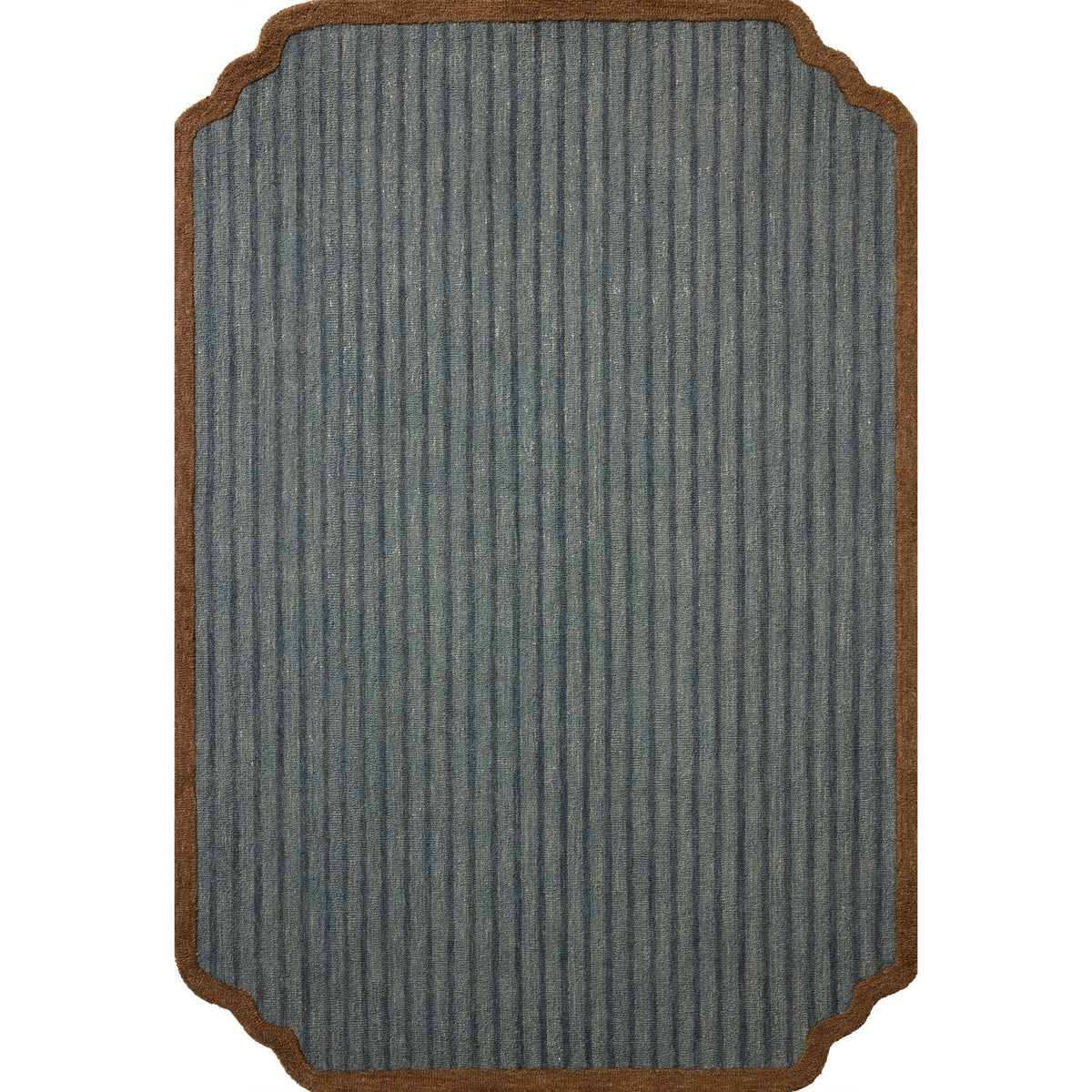 Chris Loves Julia x Loloi Emmeline Rug in Denim-Bronze-1