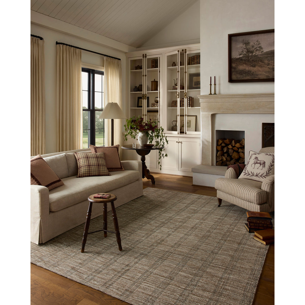 Chris Loves Julia x Loloi Eugene Rug in Toffee-Ivory-2