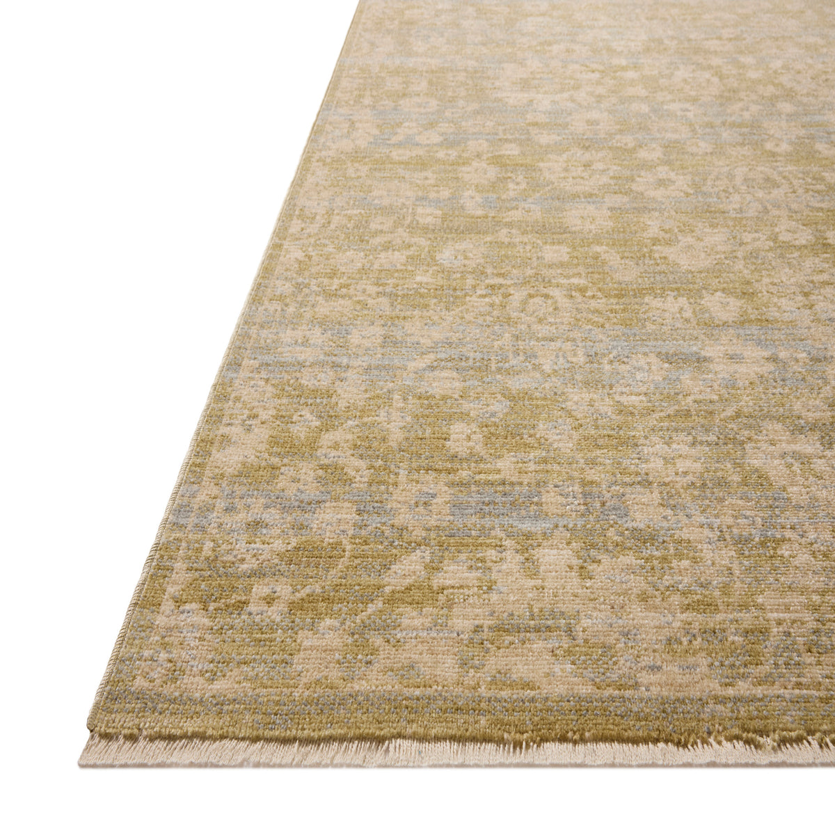 Chris Loves Julia x Loloi Miriam Rug in Moss-Sky-3