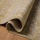 Chris Loves Julia x Loloi Miriam Rug in Moss-Sky-4