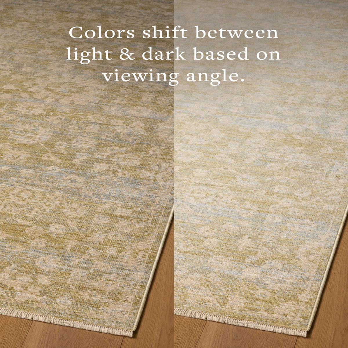 Chris Loves Julia x Loloi Miriam Rug in Moss-Sky-6