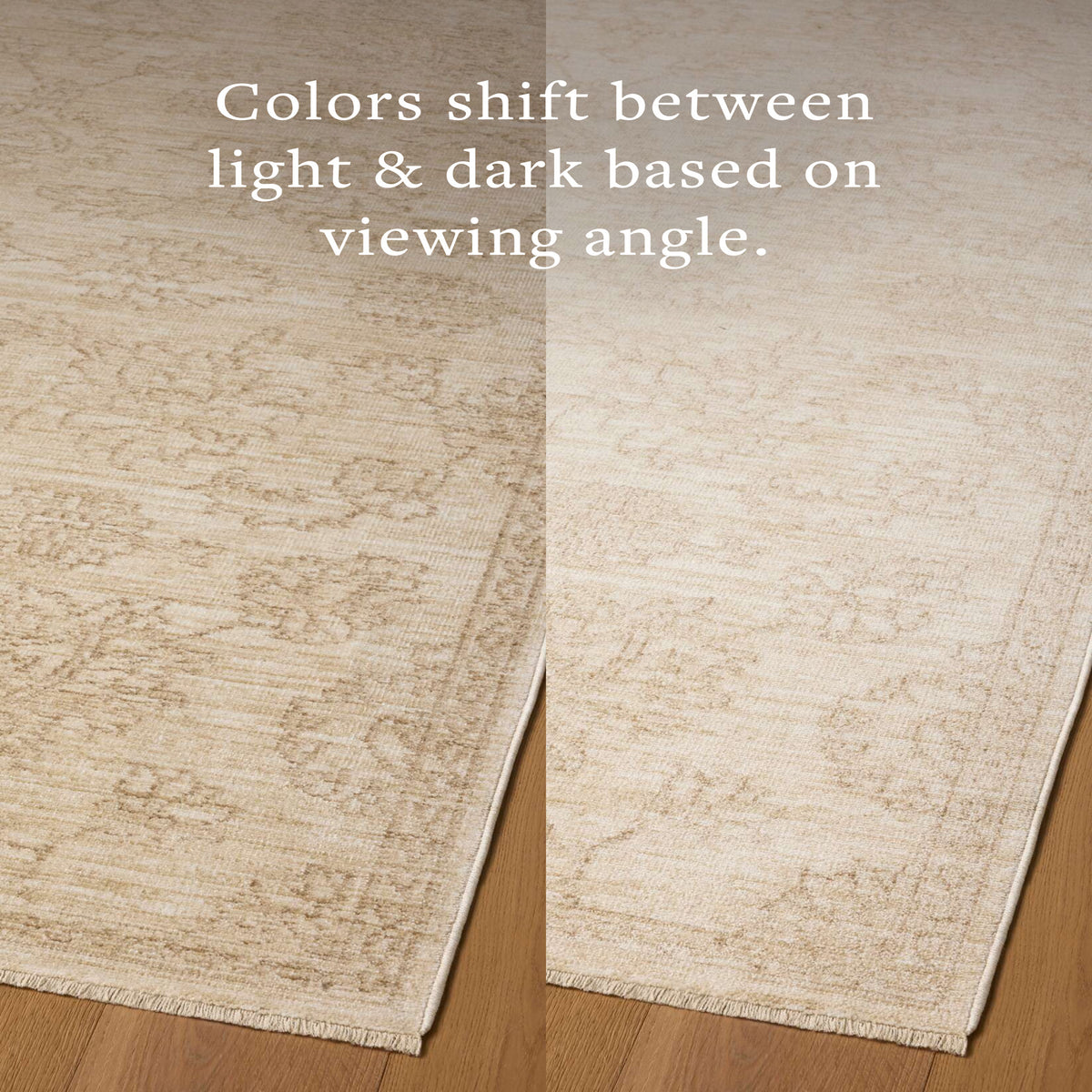 Chris Loves Julia x Loloi Miriam Rug in Ivory-Neutral-6