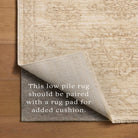 Chris Loves Julia x Loloi Miriam Rug in Ivory-Neutral-7