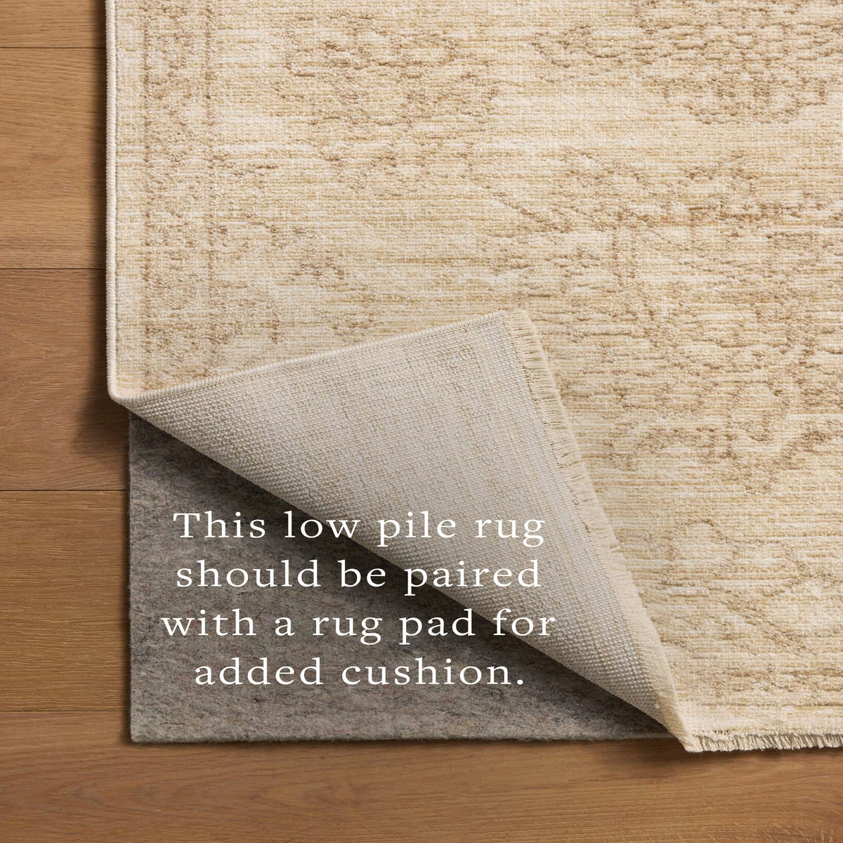 Chris Loves Julia x Loloi Miriam Rug in Ivory-Neutral-7