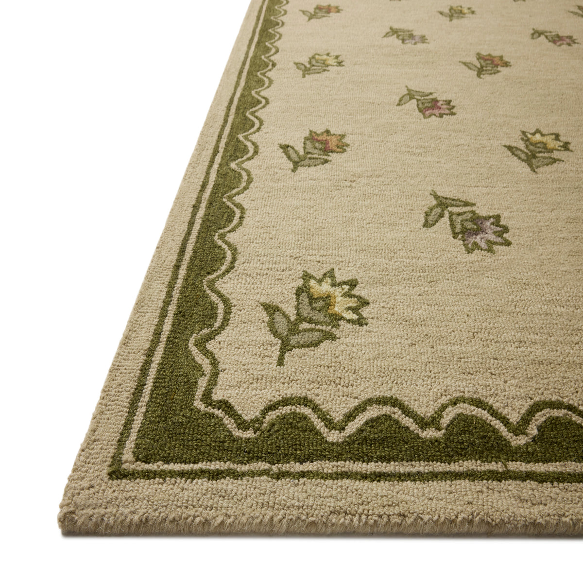 Chris Loves Julia x Loloi Norah Rug in Cream-Multi-3