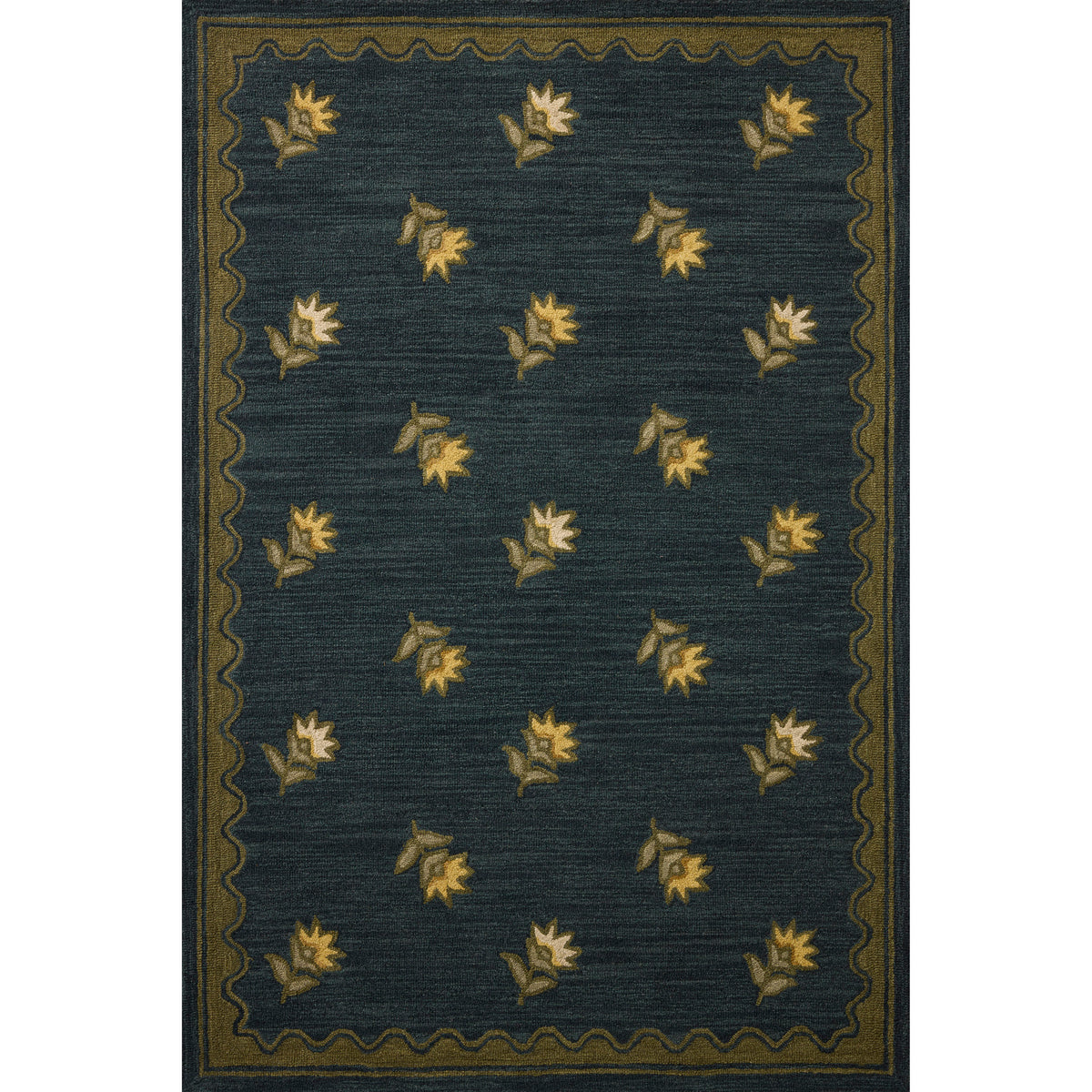 Chris Loves Julia x Loloi Norah Rug in Midnight-Olive-1