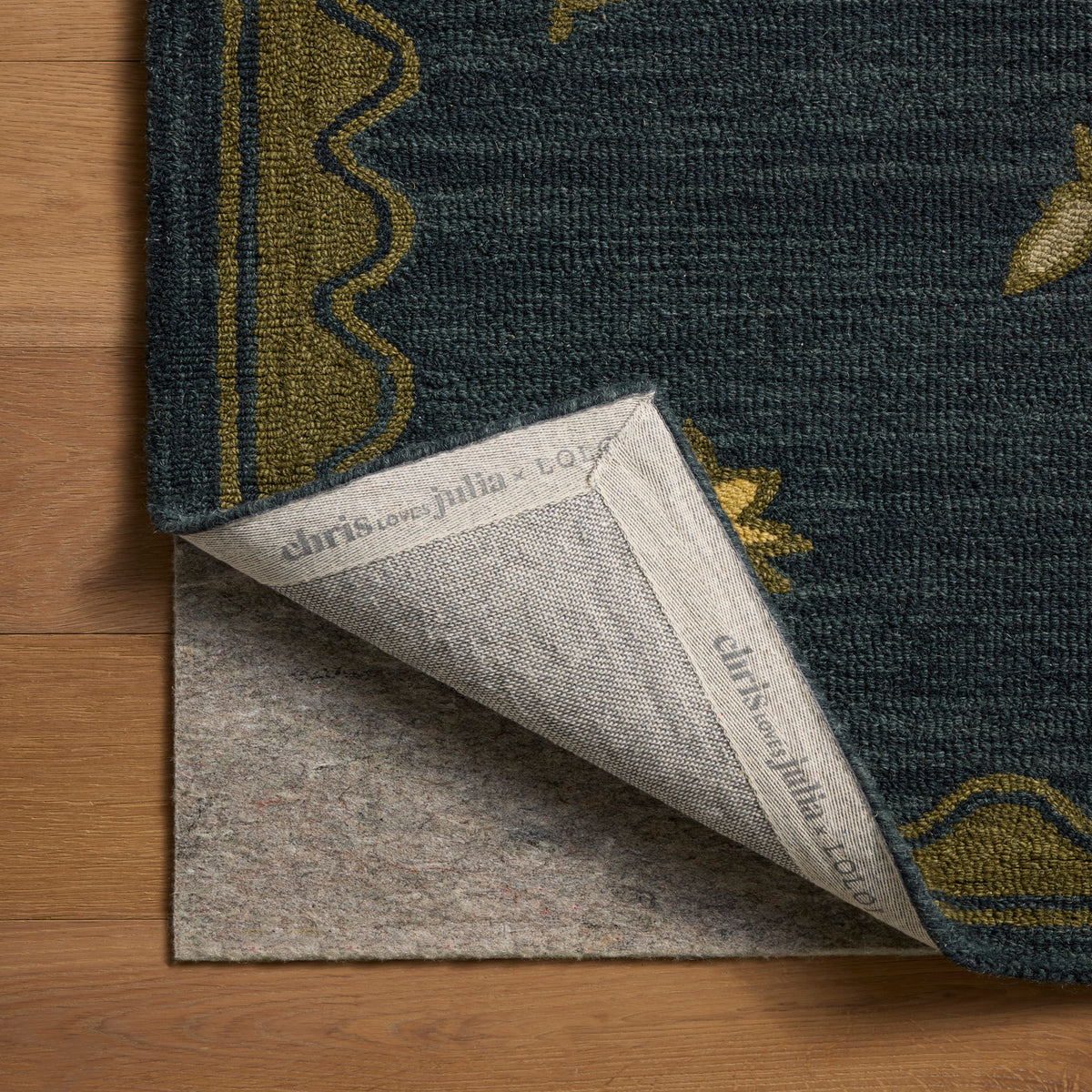 Chris Loves Julia x Loloi Norah Rug in Midnight-Olive-6