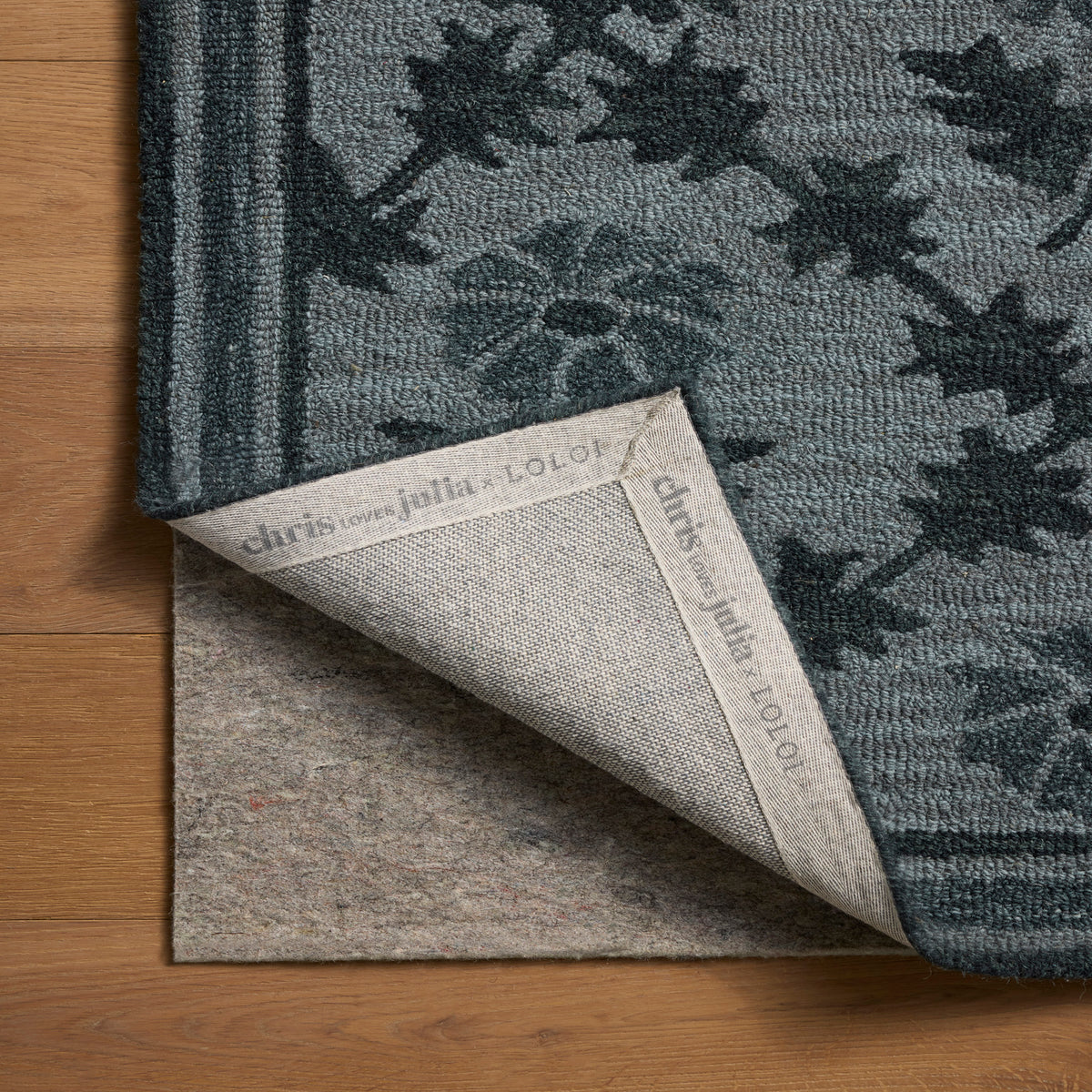 Chris Loves Julia x Loloi Norah Rug in Denim-Midnight-6