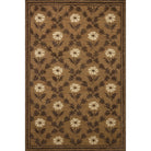 Chris Loves Julia x Loloi Norah Rug in Tan-Espresso-1