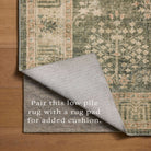 Chris Loves Julia x Loloi Ramona Rug in Forest-Clay-7