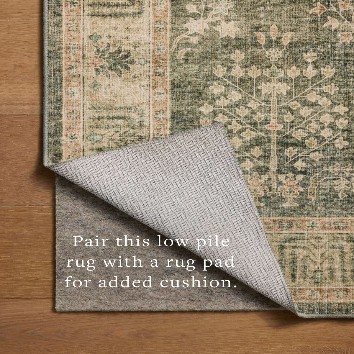 Chris Loves Julia x Loloi Ramona Rug in Forest-Clay-7