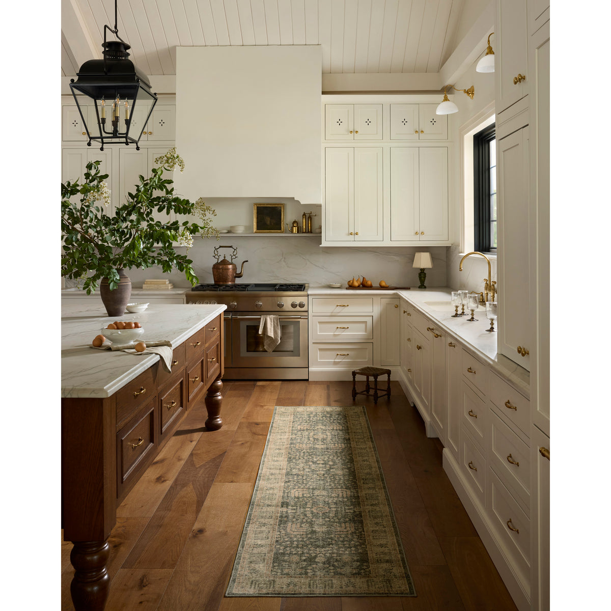 Chris Loves Julia x Loloi Ramona Rug in Forest-Clay-3