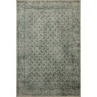 Chris Loves Julia x Loloi Ramona Rug in Bone-Teal-1