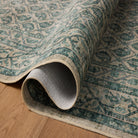 Chris Loves Julia x Loloi Ramona Rug in Bone-Teal-4
