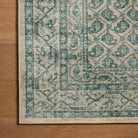 Chris Loves Julia x Loloi Ramona Rug in Bone-Teal-5