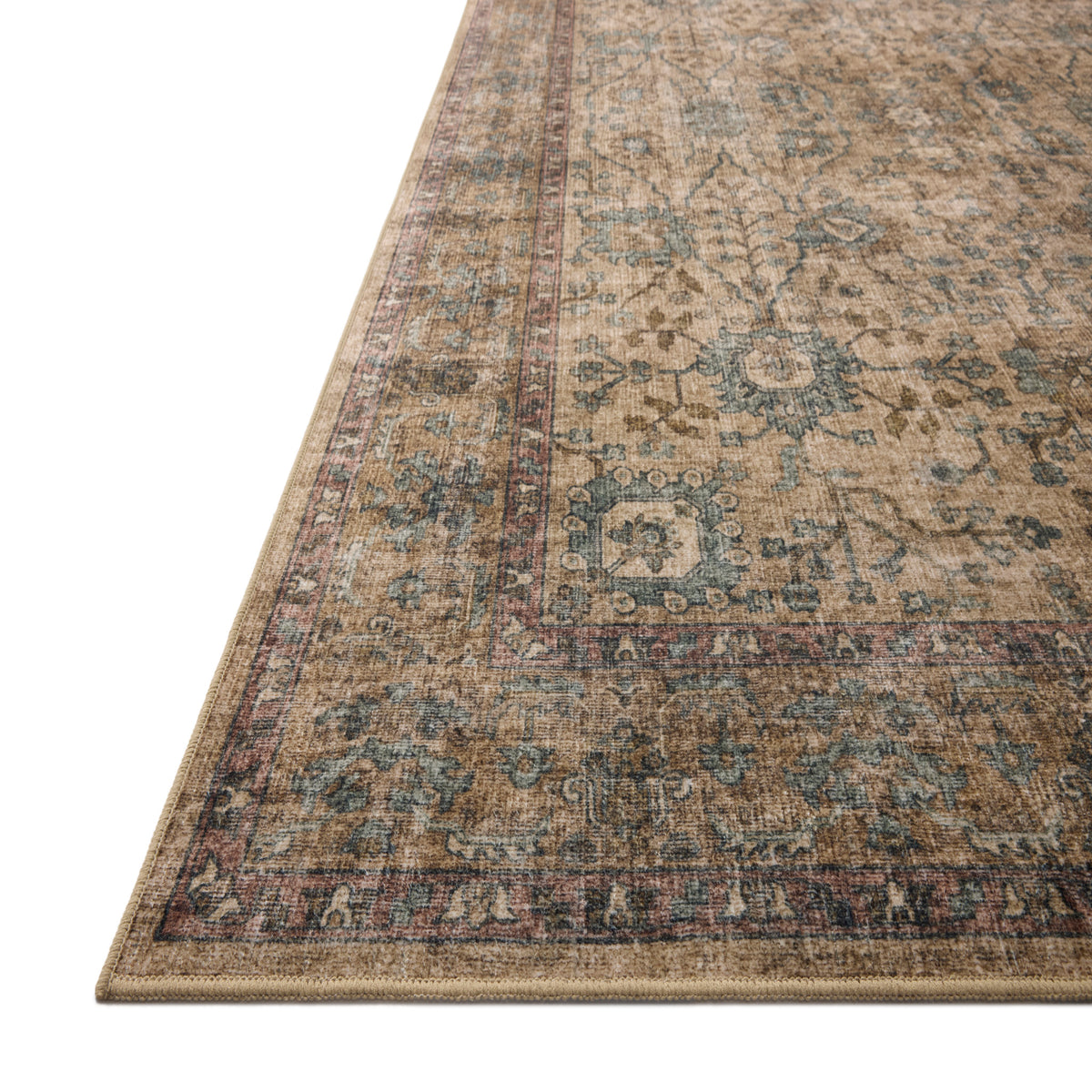 Chris Loves Julia x Loloi Ramona Rug in Khaki-Multi-3