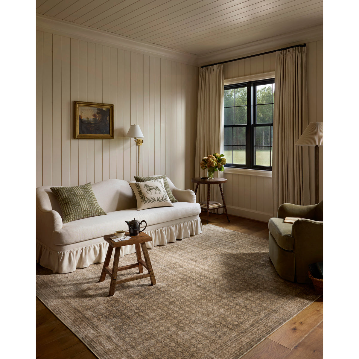Chris Loves Julia x Loloi Ramona Rug in Wheat-Tobacco-3
