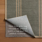 Amber Lewis x Loloi Archibald Rug in Lagoon/Natural-5