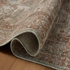 Amber Lewis x Loloi Ethel Rug in Lagoon/Brick-3