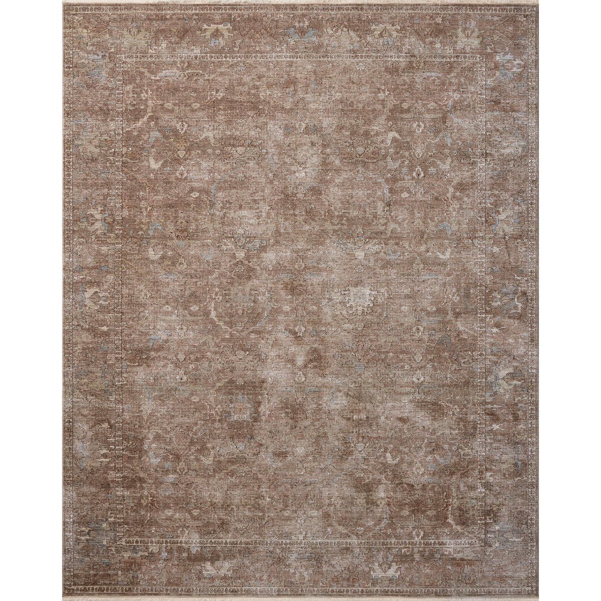 Amber Lewis x Loloi Ethel Rug in Mushroom/Mist-1