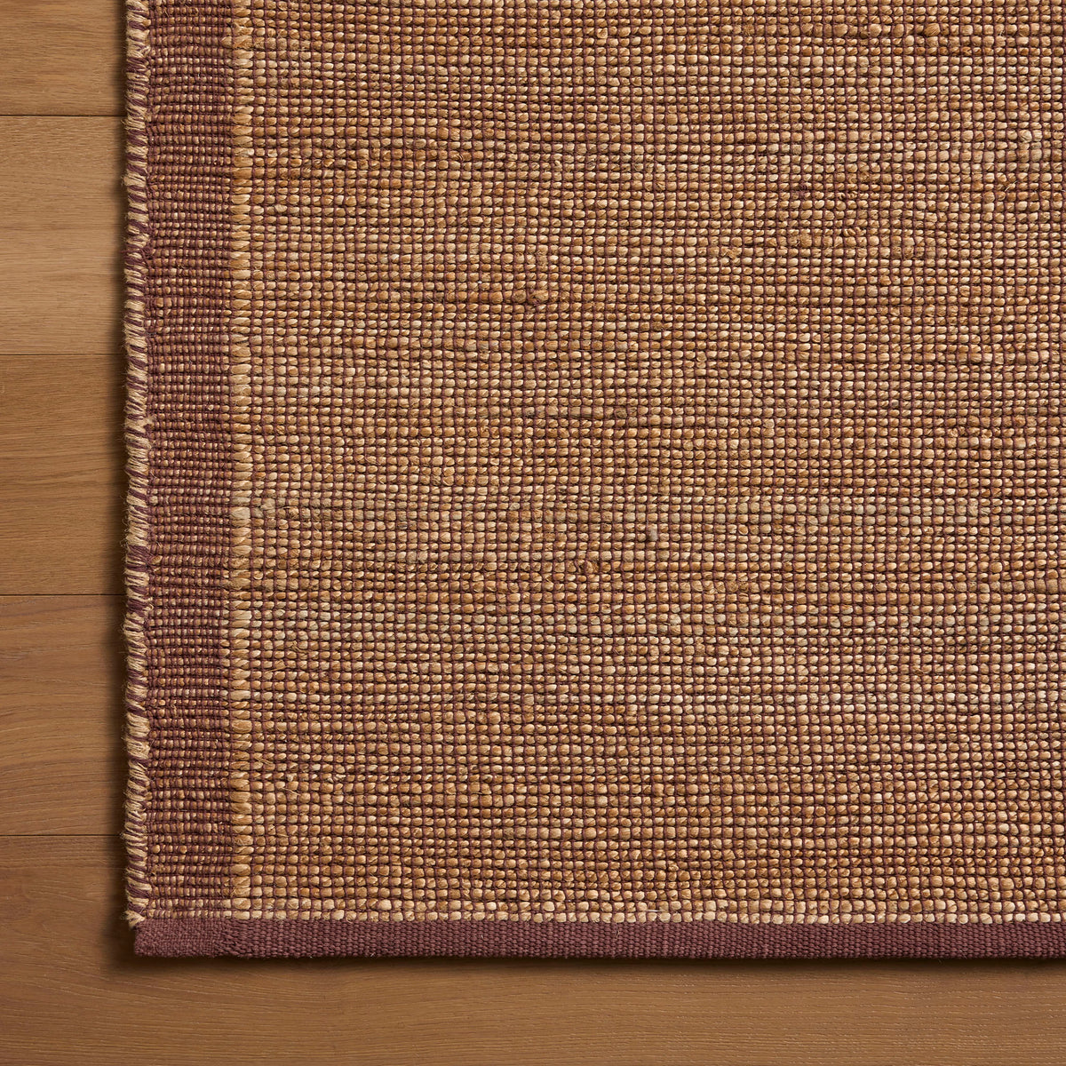 Amber Lewis x Loloi Gertrude Rug in Natural/Plum-5