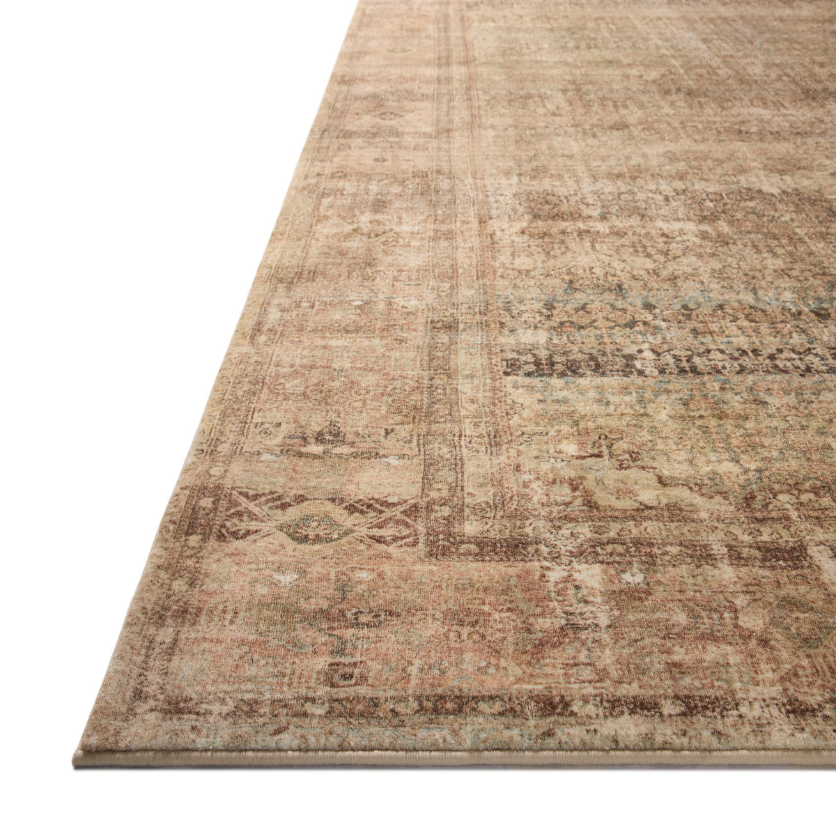 Amber Lewis x Loloi Morgan Rug in Lagoon/Clay-3