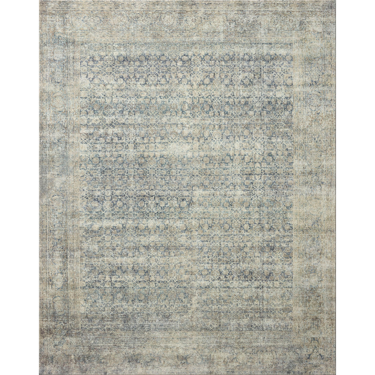 Amber Lewis x Loloi Morgan Rug in Blue/Natural-1