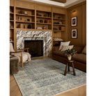 Amber Lewis x Loloi Morgan Rug in Blue/Natural-2