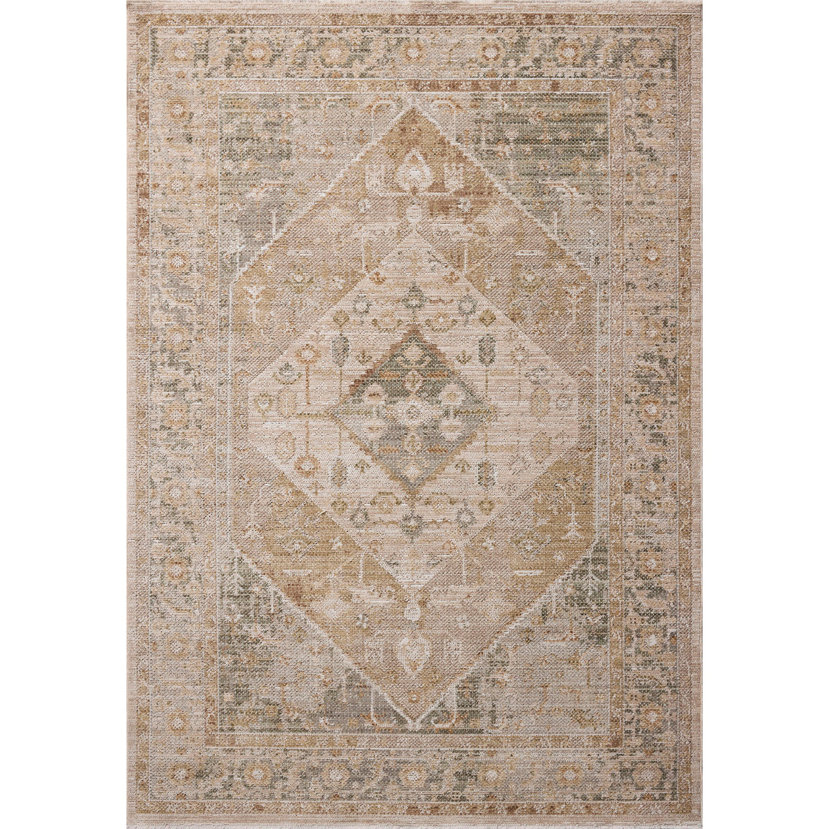 Amber Lewis x Loloi Nella Rug in Lagoon/Sand-1