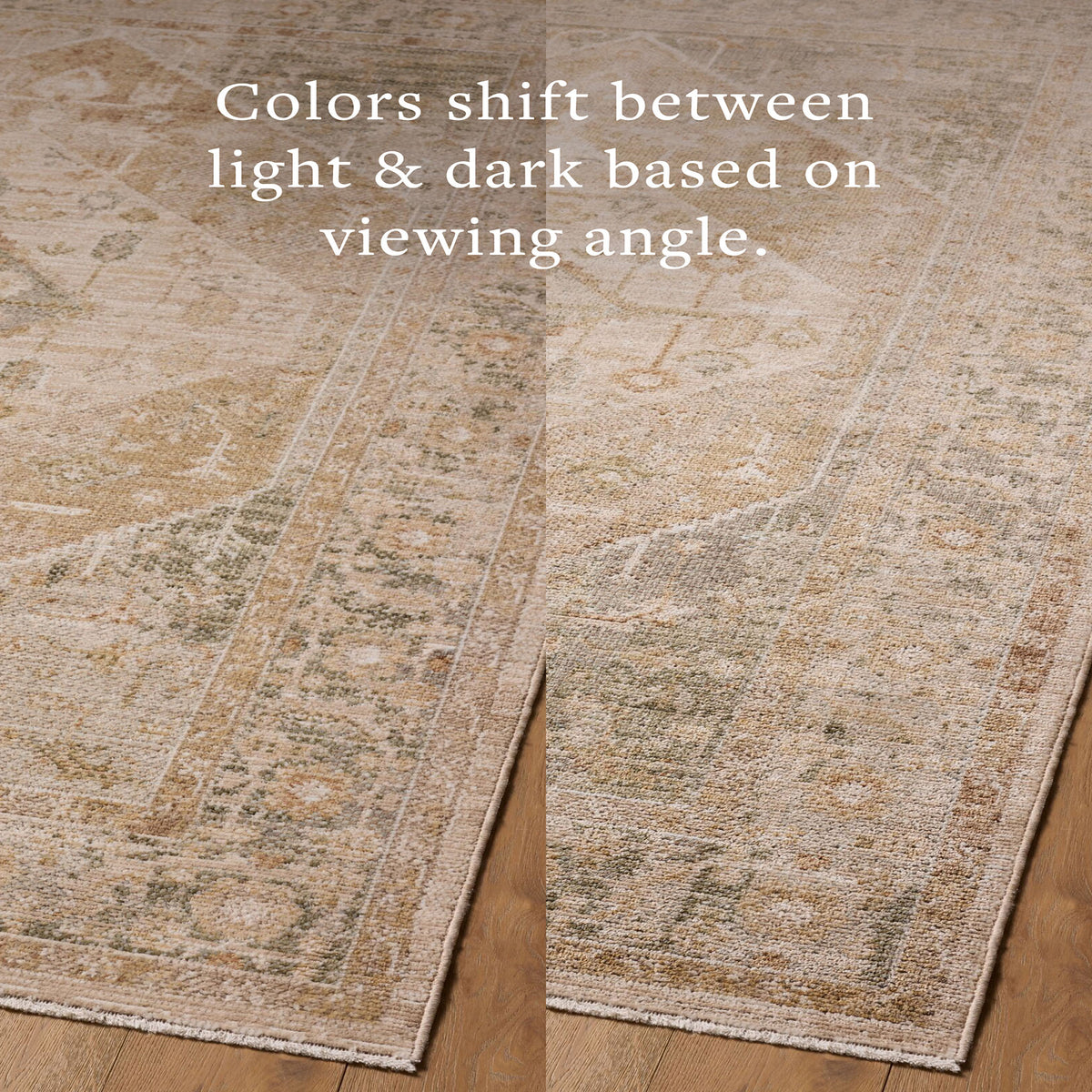 Amber Lewis x Loloi Nella Rug in Lagoon/Sand-7