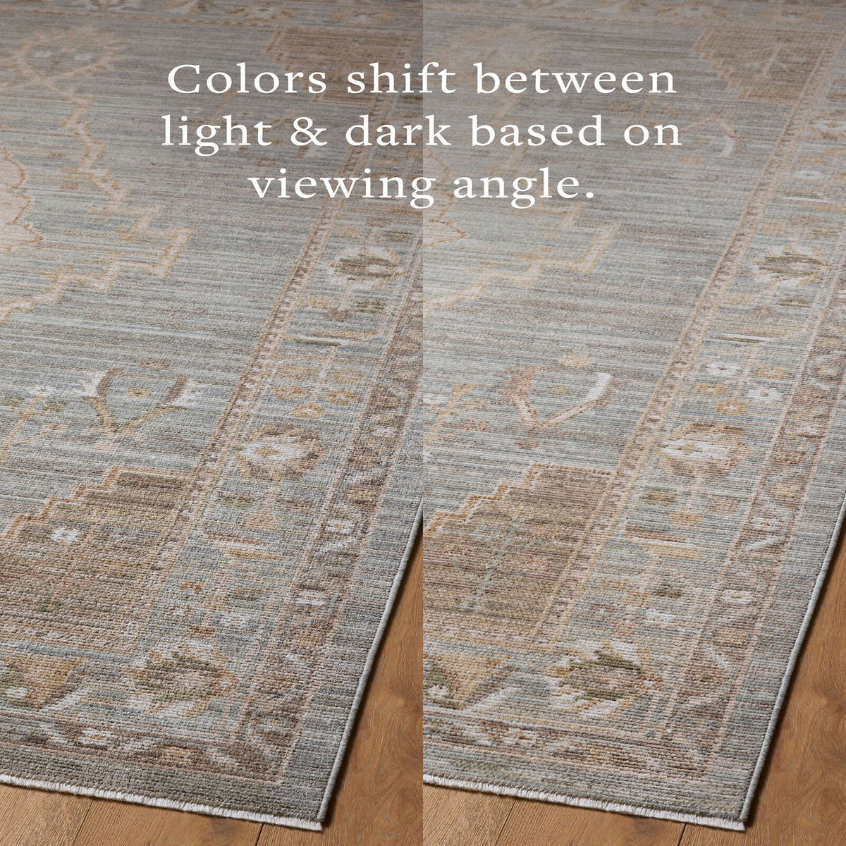Amber Lewis x Loloi Nella Rug in Sky/Natural-6