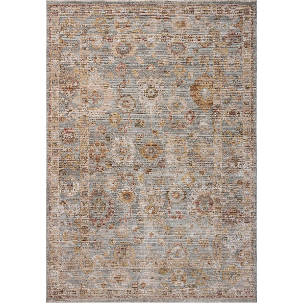 Amber Lewis x Loloi Nella Rug in Sky/Multi-1