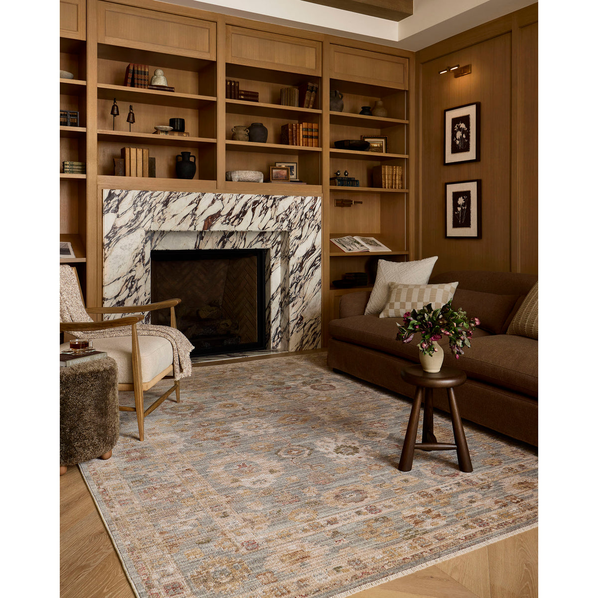 Amber Lewis x Loloi Nella Rug in Sky/Multi-2