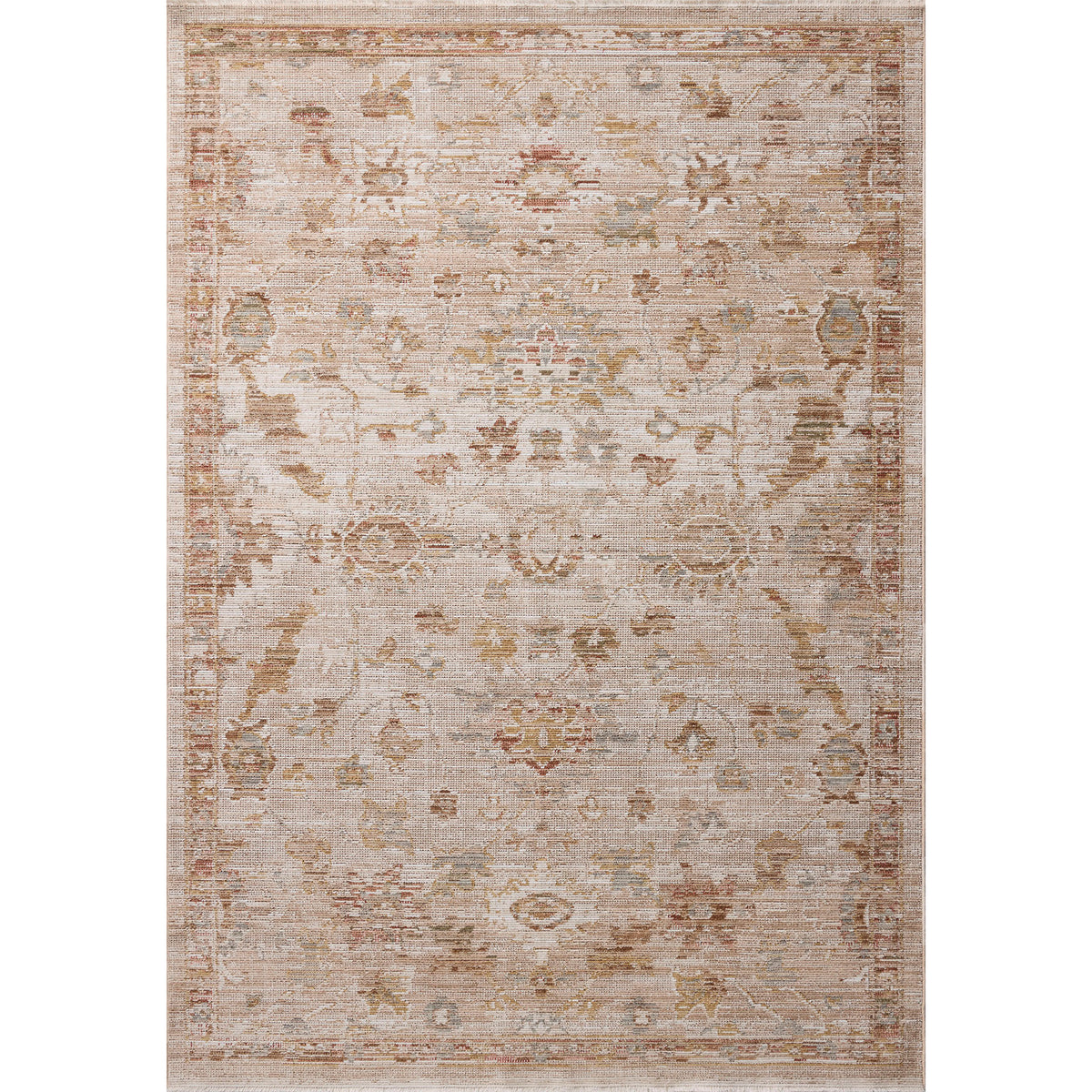 Amber Lewis x Loloi Nella Rug in Natural/Multi-1