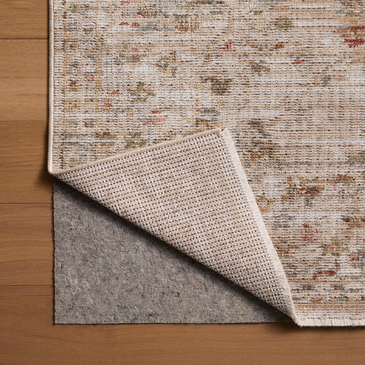 Amber Lewis x Loloi Nella Rug in Ivory/Multi-5