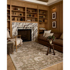 Amber Lewis x Loloi Nella Rug in Olive/Multi-2