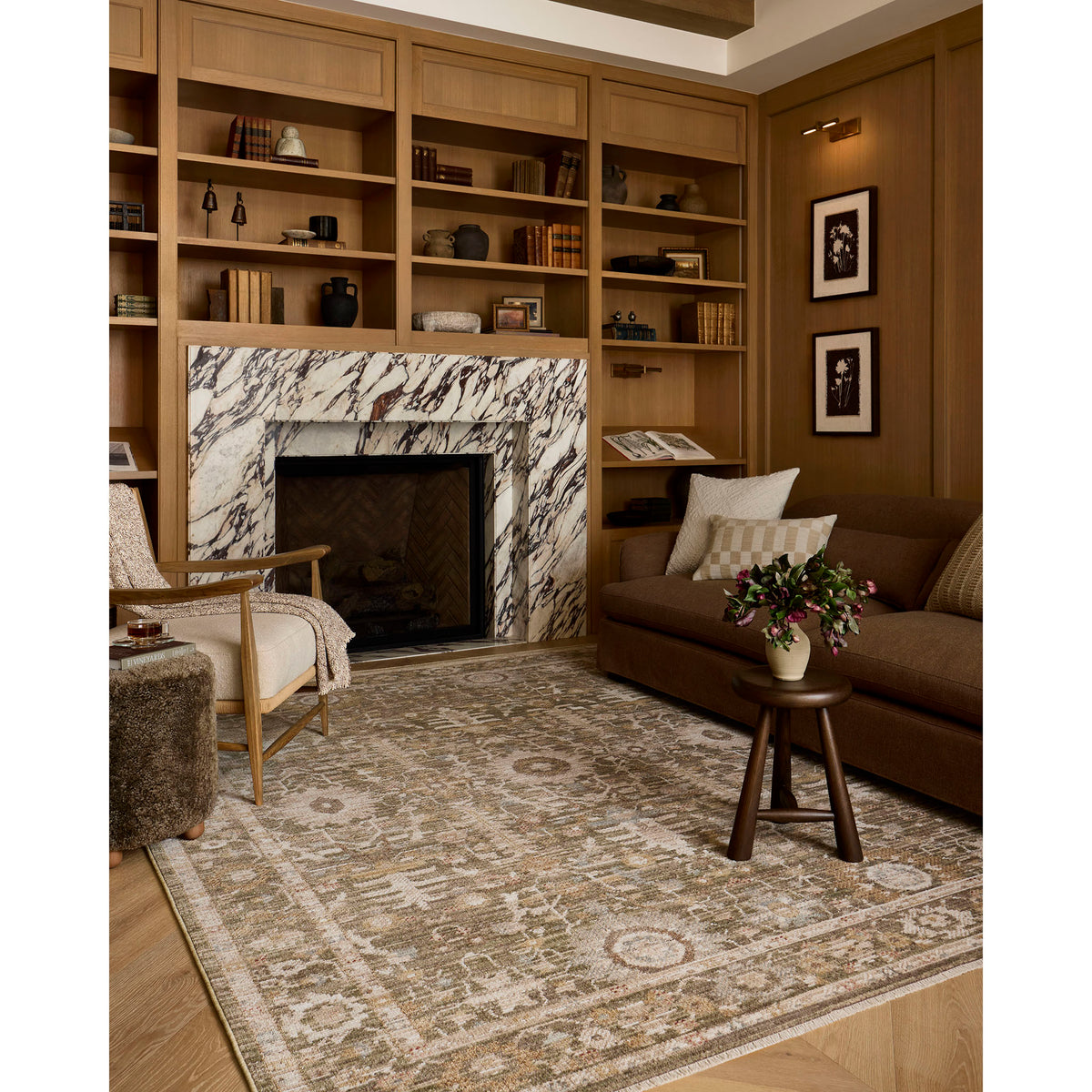 Amber Lewis x Loloi Nella Rug in Green/Multi-2