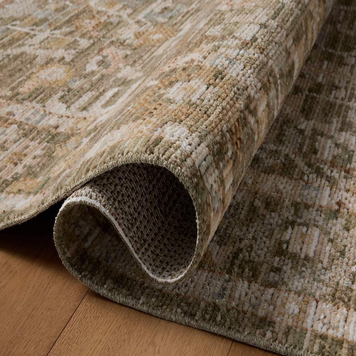 Amber Lewis x Loloi Nella Rug in Green/Multi-3