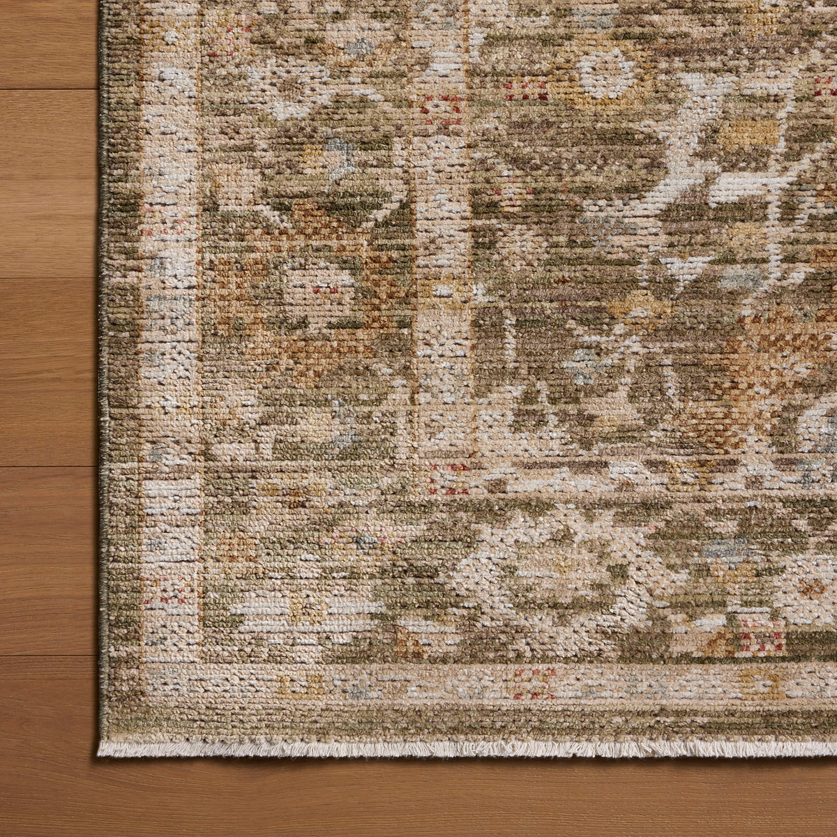 Amber Lewis x Loloi Nella Rug in Green/Multi-4
