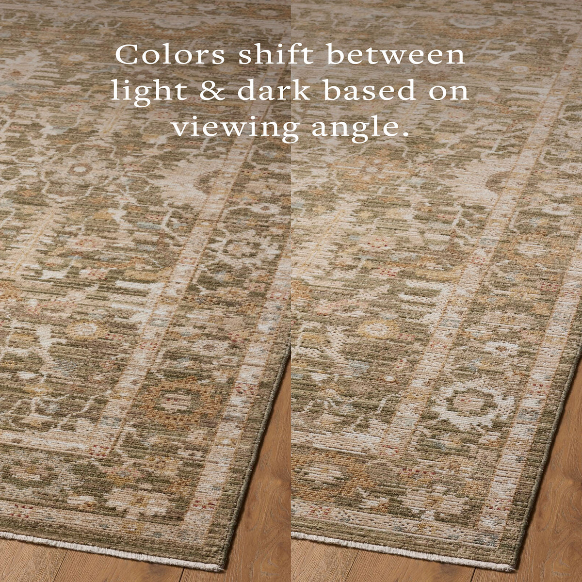 Amber Lewis x Loloi Nella Rug in Green/Multi-6