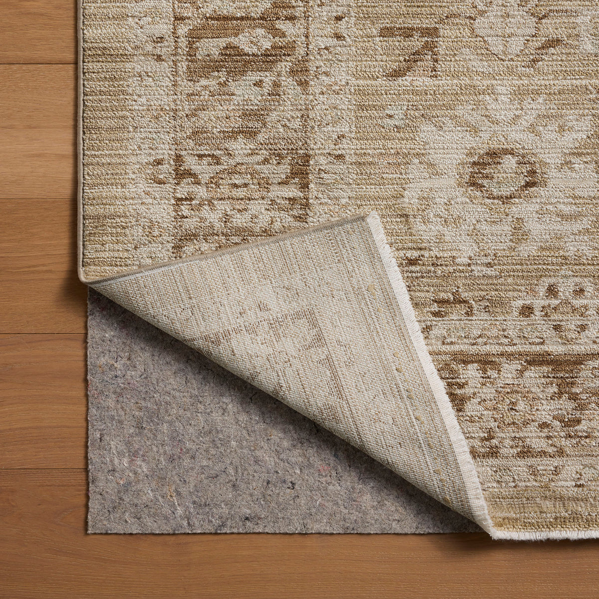 Amber Lewis x Loloi Rutherford Rug in Bark/Khaki-5