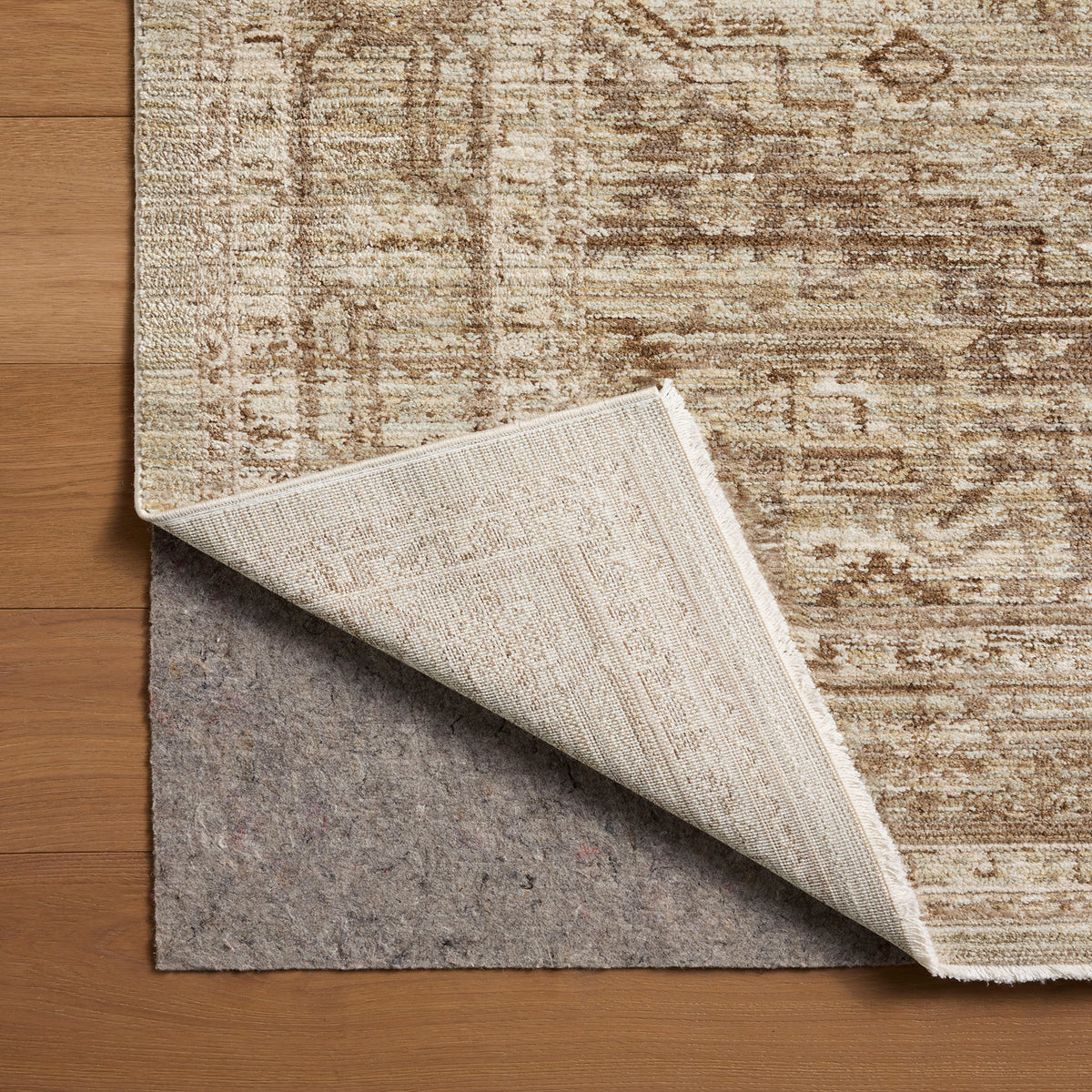 Amber Lewis x Loloi Rutherford Rug in Sage/Pebble-4
